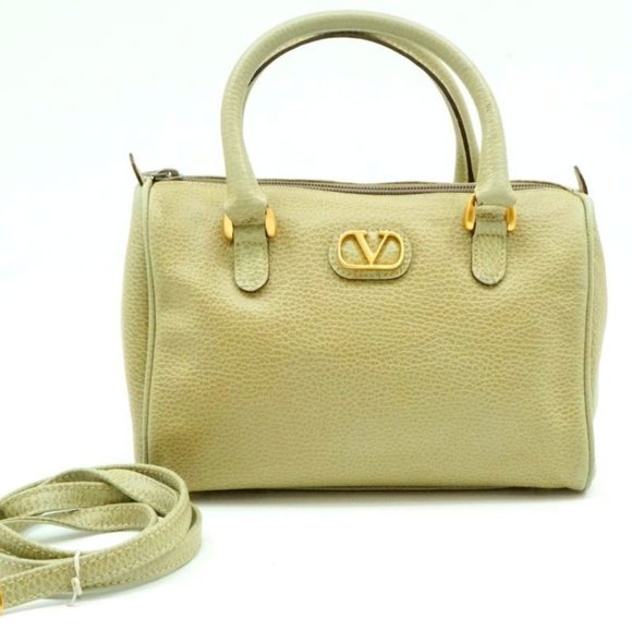 Valentino Garavani Handbags - VALENTINO GARAVANI Vintage 2way Mini Shoulder convertable Lemongrass green